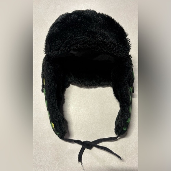 John Deere Other - Cozy Black and Green Kids Winter Hat